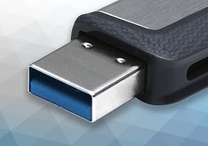 The SanDisk USB Ultra Dual Drive can plug it into any USB 3.0 or 2.0 port